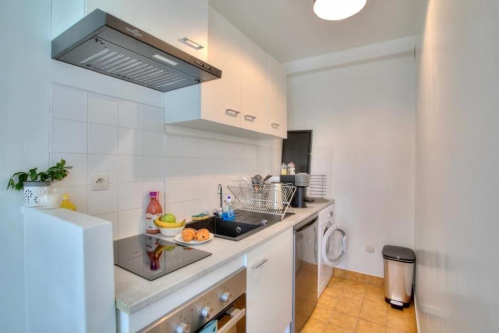 Viry-Châtillon Studio Spacieux Avec Terrasse Et Parking מראה חיצוני תמונה